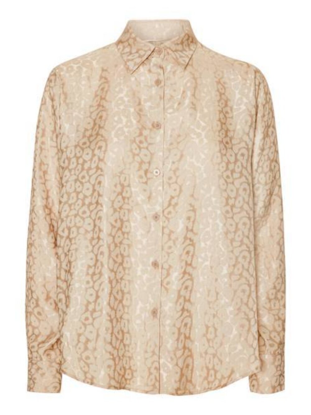 Karmamia Alma Shirt in Powder Leo Silk Size S - NWT